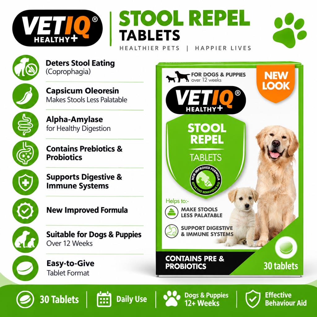 VETIQ Stool Repel Infographic