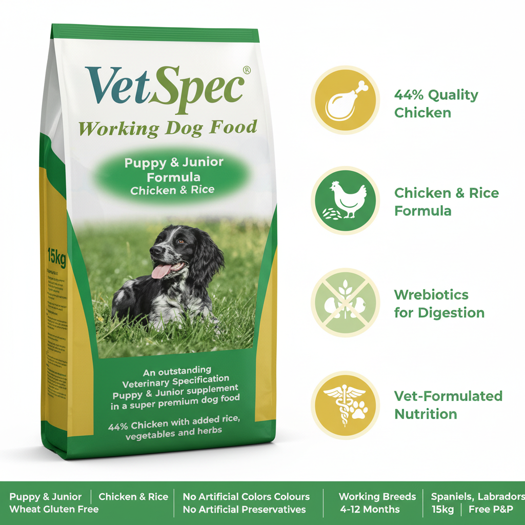 VetSpec Puppy & Junior Infographic