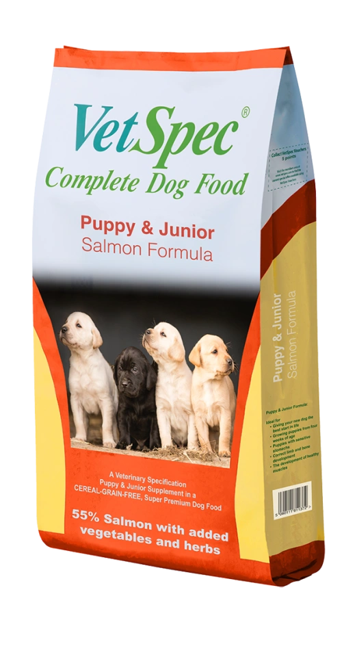 Vetspec Complete Puppy & Junior Salmon 12kg
