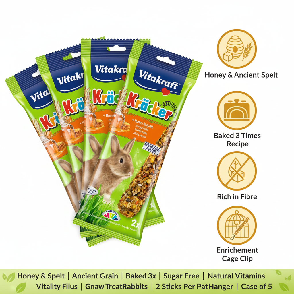 Vitakraft Honey & Spelt Kräcker Infographic