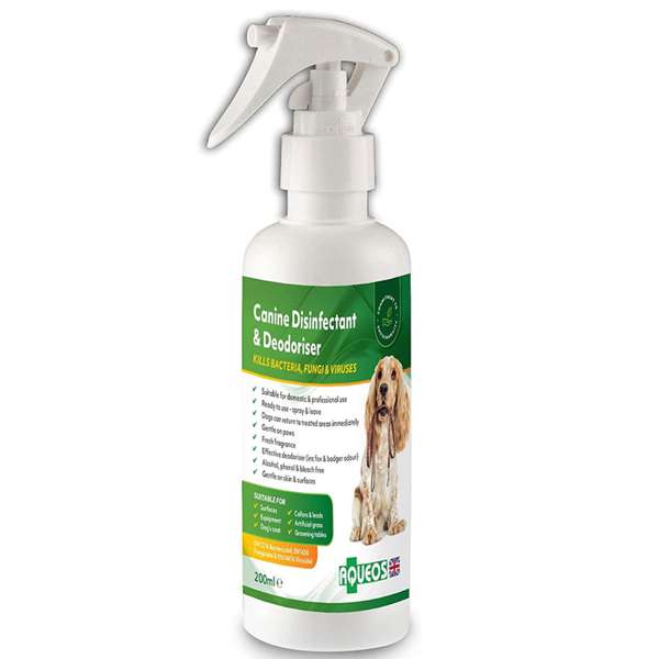 Aqueos Canine Disinfect Deodoriser Spray Fraganced