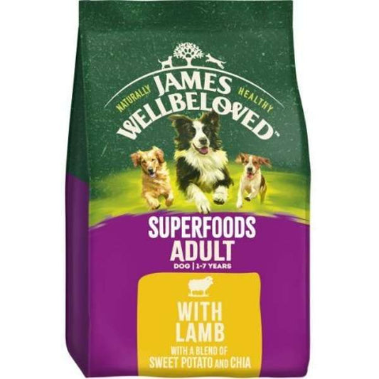 James Wellbeloved Superfoods Adult Lamb With Sweet Potato & Chia