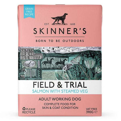Skinners Field & Trial Adult Salmon & Steamed Veg 18 x 390g