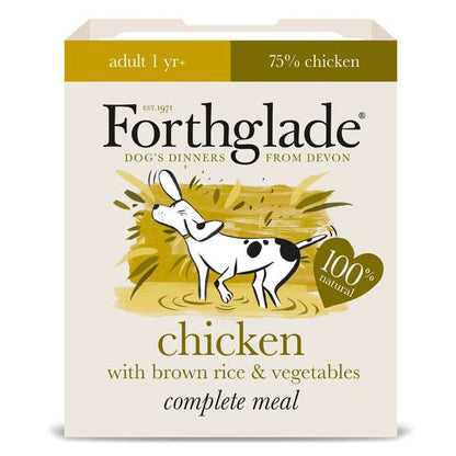 Forthglade Complete Meal Adult Chicken Brown Rice & Veg 18 x 395g