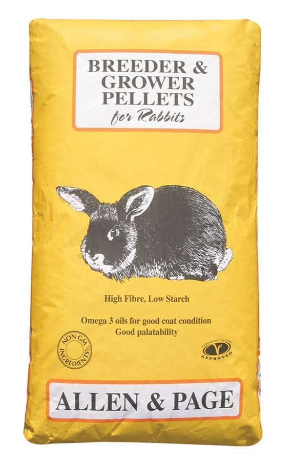 Allen & Page Rabbit Breeder Grower Pellets 20kg