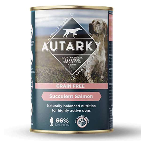 Autarky Adult Dog Grain Free Salmon Can 12 x 395g