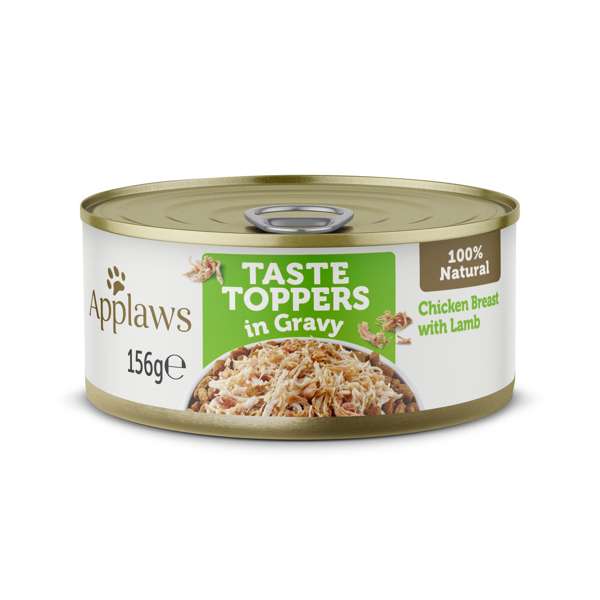 Applaws Taste Toppers Dog Can Chicken & Lamb in Gravy 156g - Case of 12