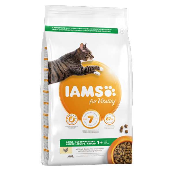 Iams Cat For Vitality Adult Cat  Food With Lamb For Adult Cats