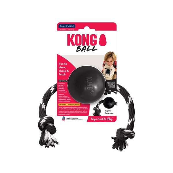 KONG Extreme Ball With Rope Large