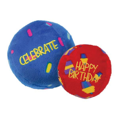 KONG Occasions Birthday Balls Medium - 2 Pack