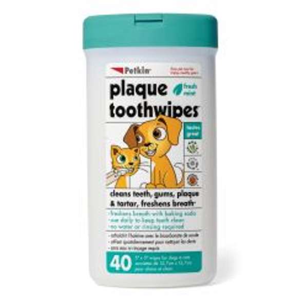 Petkin Toothwipes - Pack of 40