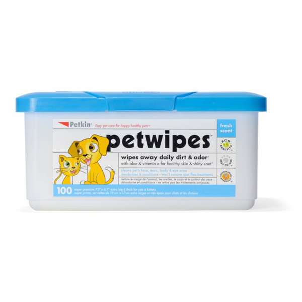 Petkin Pet Wipes - Pack of 100