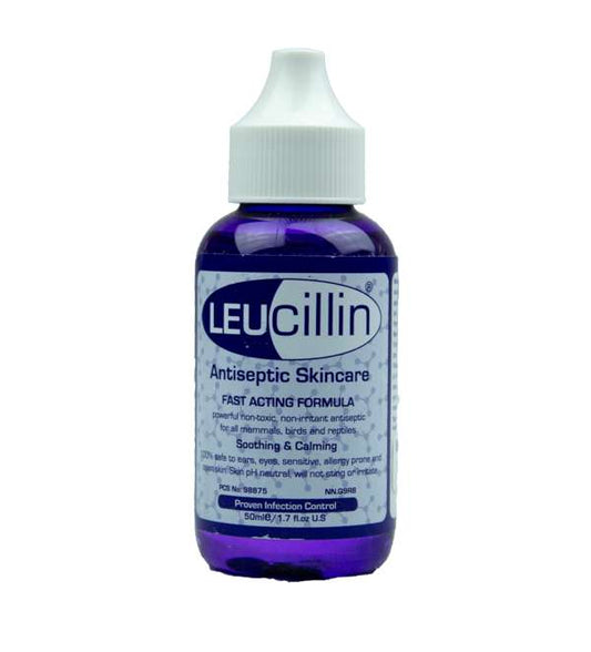 Leucillin Non Toxic Anticeptic Animal Skin Dropper 50ml