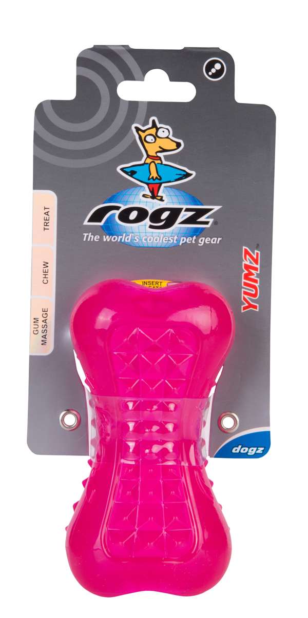 Rogz Yumz Treat Toy Pink Medium