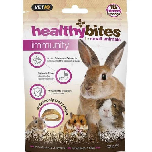 VETIQ Healthy Bites Immunity Care Small Animal treats 30g