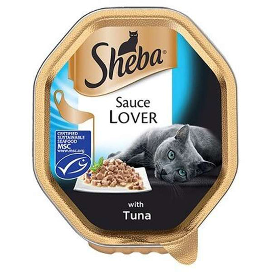 Sheba Alutray Sauce Lover With Tuna 22 x 85g