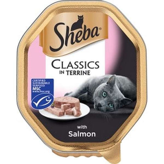 Sheba Alutray Classics Salmon In Terrine 22 x 85g
