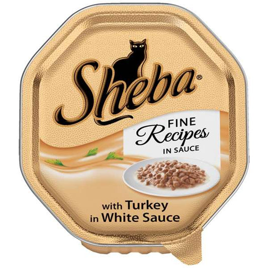 Sheba Tray Fine Recipes Turkey 22 x 85g