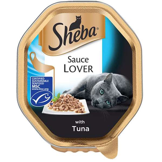 Sheba Tray Sauce Lover Tuna 22 x 85g