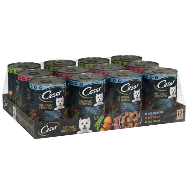 Cesar Natural Goodness Tins Mixed Selection In Loaf