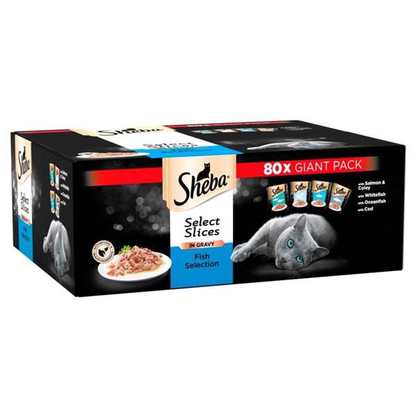 Sheba Select Slices Fish Collection In Gravy 85g