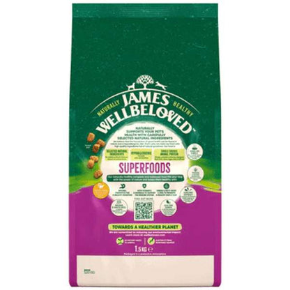 James Wellbeloved Superfood Adult Samll Breed Turkey Kale & Quinoa