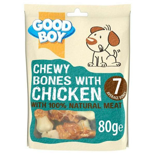 Good Boy Chewy Bones with Chicken 80g