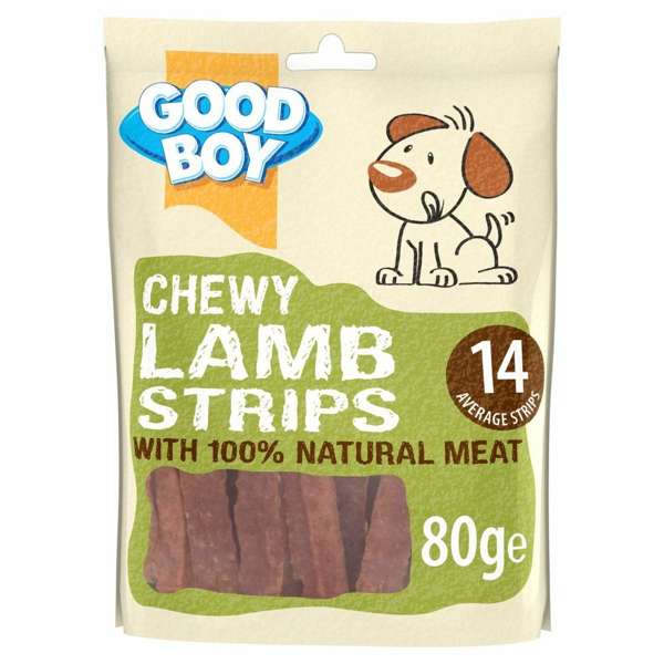 Good Boy Chewy Lamb Strips 80g