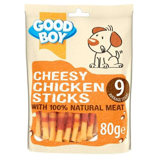 Good Boy Chicken & Cheese Sticks 80g