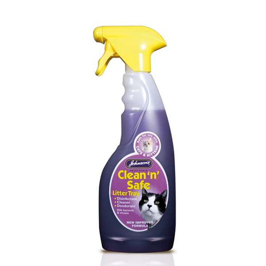 Johnson's Veterinary Clean N Safe Litter Tray Spray 500ml