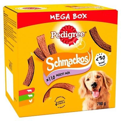 Pedigree Schmackos Dog Treats Meat Variety 110 Pack Mega Box