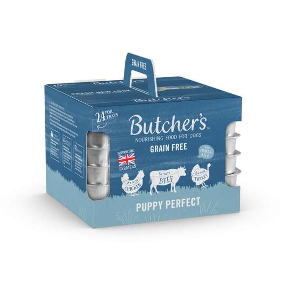 Butchers Puppy Perfect Foil Tray 24 x 150g