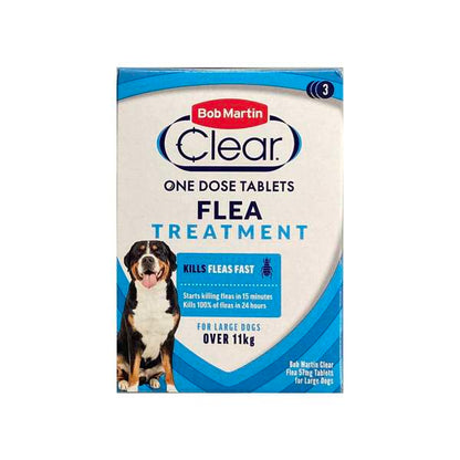Bob Martin Clear Flea Tablets For Dogs Over 11Kg