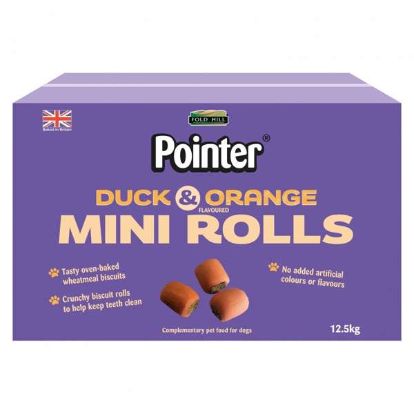 Pointer Duck & Orange Flavoured Mini Rolls