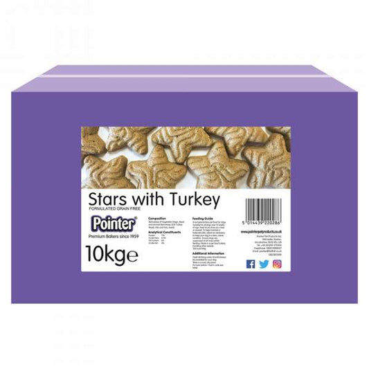 Pointer Grain Free Stars With Turkey 10kg