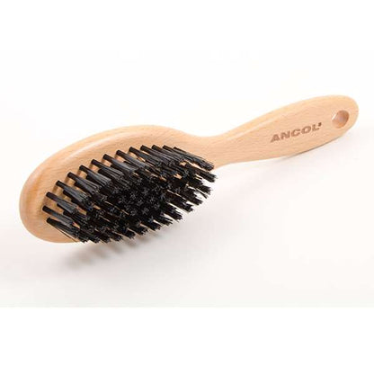 Ancol Ergo Wooden Handle Soft Bristles Brush Small
