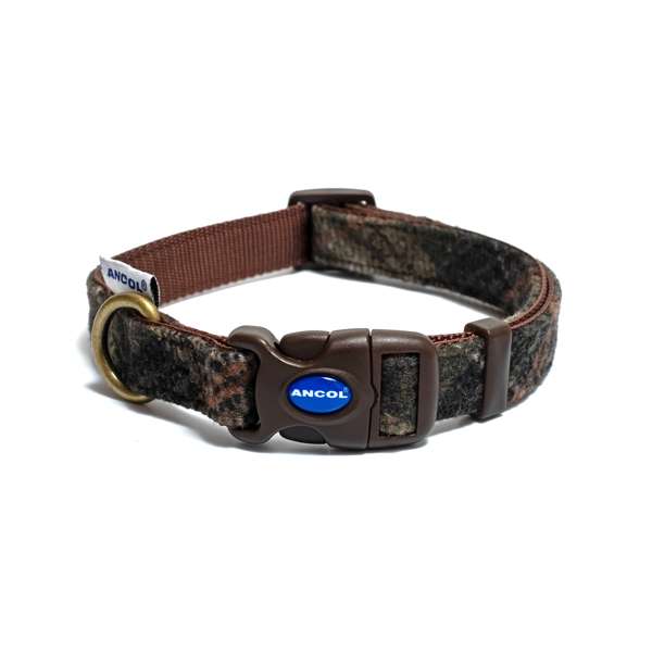 Ancol Raspberry Half Check Collar Ancol Heritage Collection Adjustable Collar Check | Time for Paws