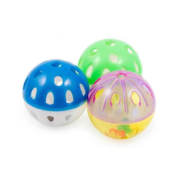 Ancol Plastic Ball & Bell