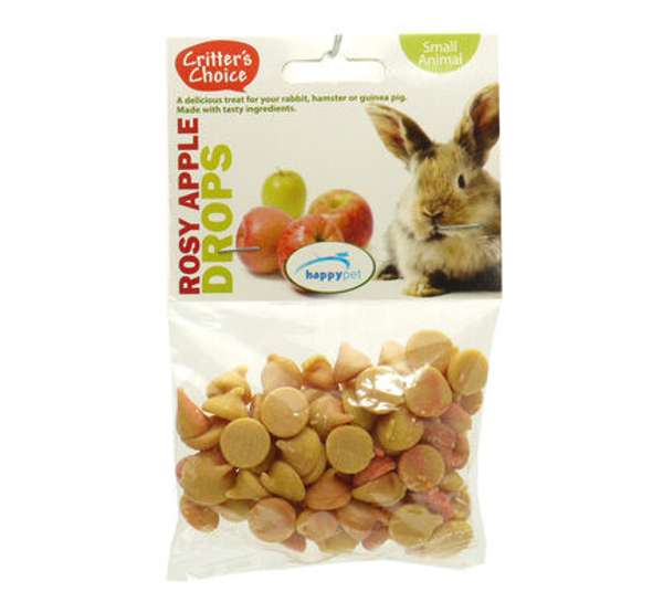 Critters Choice Rosy Apple Drops 75g