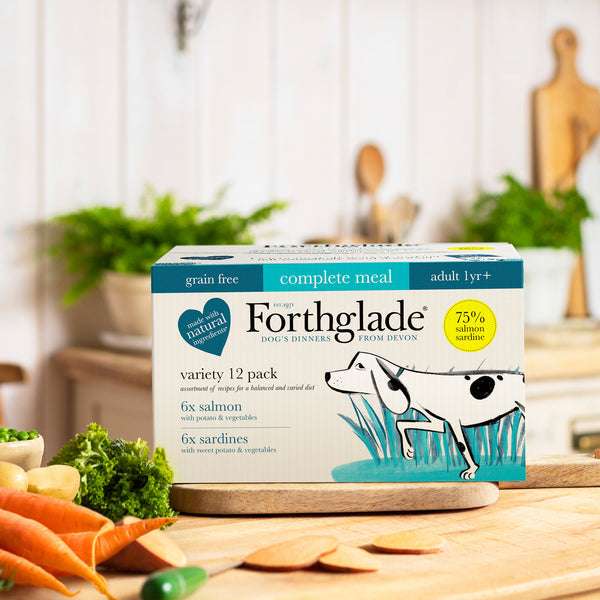 Forthglade Complete Grain Free Adult Fish Multipack 12 x 395g