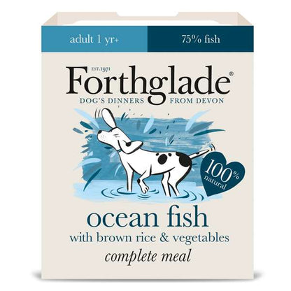 Forthglade Adult Complete Meal Ocean Fish Brown Rice & Veg 18 x 395g