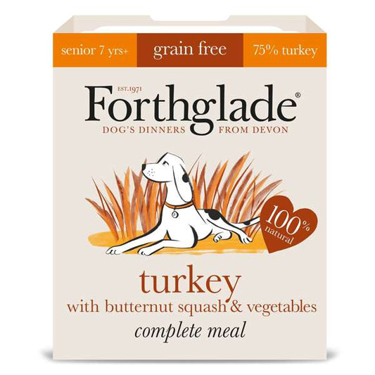 Forthglade Complete Meal Senior Turkey Butternut Squash & Veg Grain Free 18 x 395g