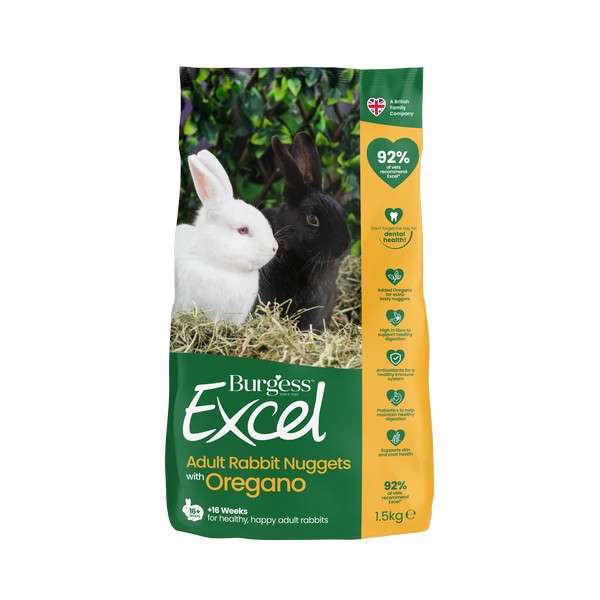 Burgess Excel Rabbit Adult With Oregano 1.5kg