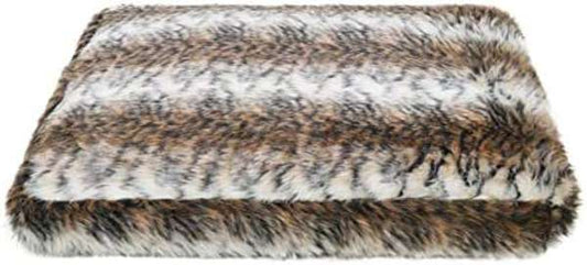 Rosewood Luxury Cosy Fur Print Mattress Brown