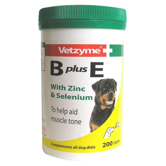 Vetzyme B+E Dog 200 Tablets