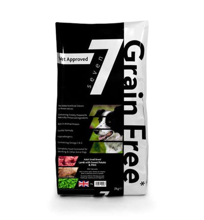 Seven Dog - Adult Small Breed Lamb with Mint Grain Free 2kg