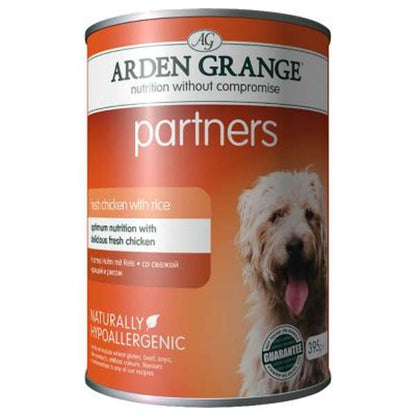 Arden Grange Partners Cans Chicken Rice & Veg 24 x 395g