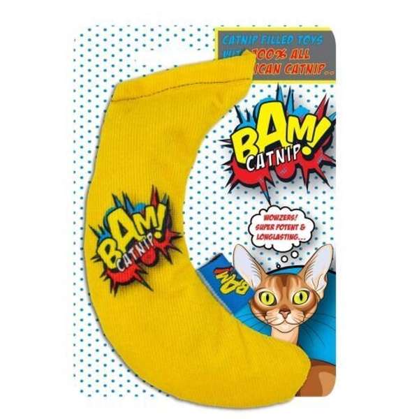 Bam Catnip Banana Cat Toy