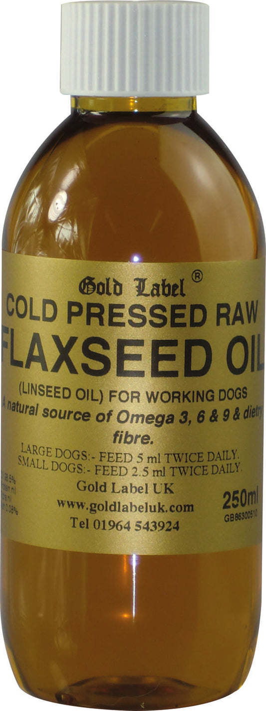 Gold Label Canine Flaxseed Oil