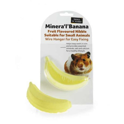 Small 'N' Furry Minera 'L' Banana, 12cm